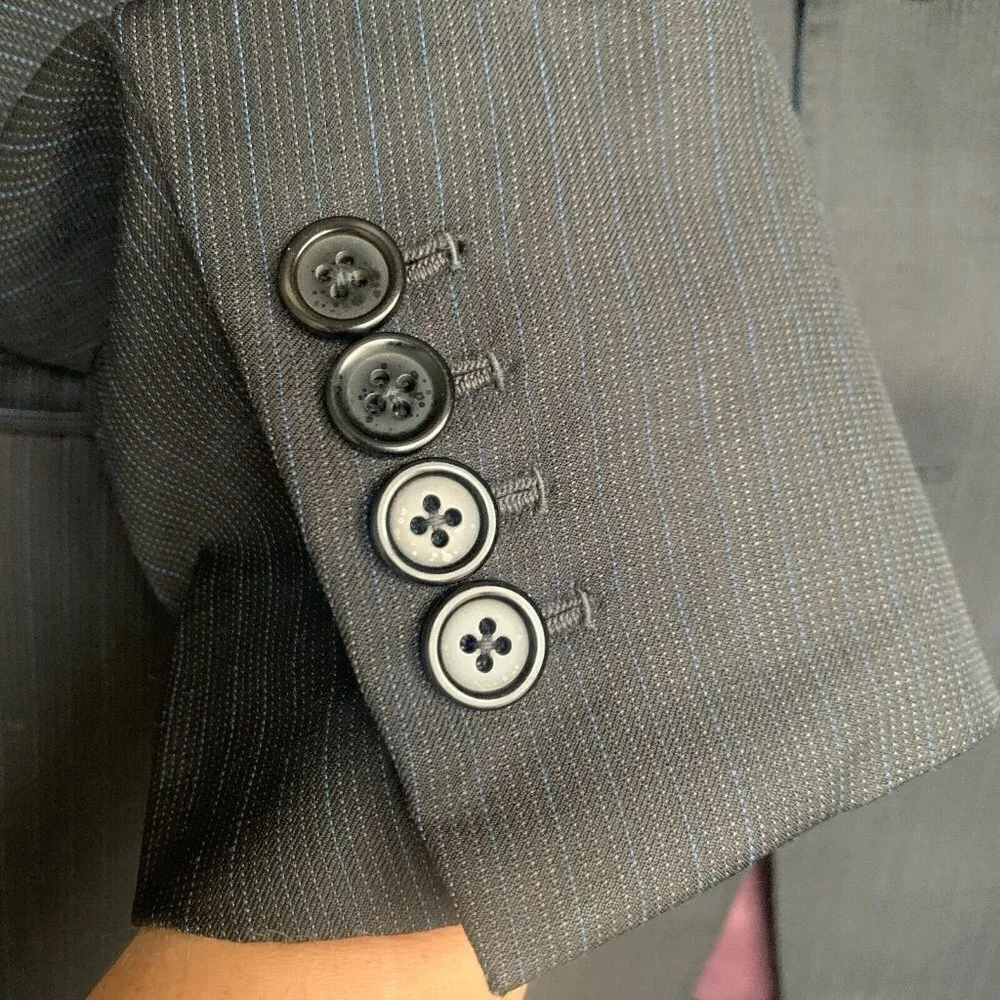 Samuelsohn SB Gable‎ Sport Coat Jacket 42R Super 120's Wool Union Made in Canada